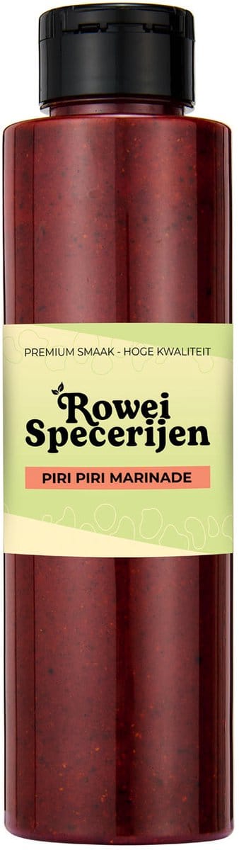 Rowei Specerijen - Piri Piri Marinade - Knijpfles +- 425 gr - BBQ Marinade - Oliemarinade - Marinade Voor Kip - Kip Piri Piri - Marinade Voor Vlees