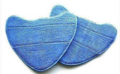 Vervangende Stoomdweil Pads - Dweil Hoes - Vloeren Schoonmaken - Wasbaar in Machine - 2 Stuks - Wit
