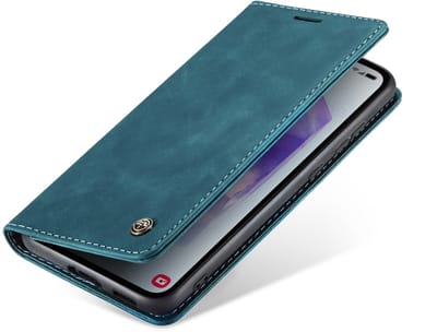 Casemania Hoesje Geschikt voor Oppo A40 / A40m / A60 5G - Emerald Green - Dunne Portemonnee Book Case - Slim Wallet Case met Pasjeshouder