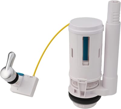 Toilet Spoelklep Kit - Waterbesparende Klep - Toilet Reparatie - Dubbele Afvoer Instelbaar - 2 Inch - Wit