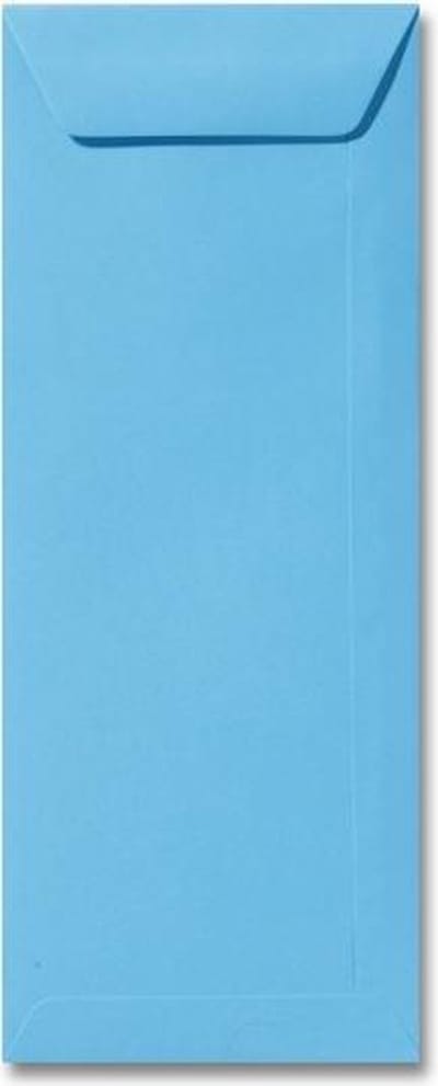 Envelop 12,5 x 31,2 Oceaanblauw, 60 stuks
