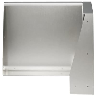 vidaXL - Keermuur - 50 - x - 50 - x - 30 - cm - Roestvrij - staal - zilver