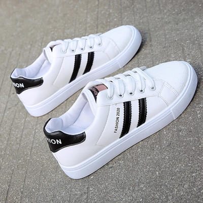 Kleine witte damessportschoenen, modieuze comfortabele schoenen, lichtgewicht en casual om mee te hardlopen, passen bij alles 38