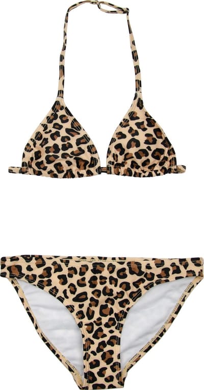JUJA - bikini voor meisjes - bruin - luipaard - 134/140cm