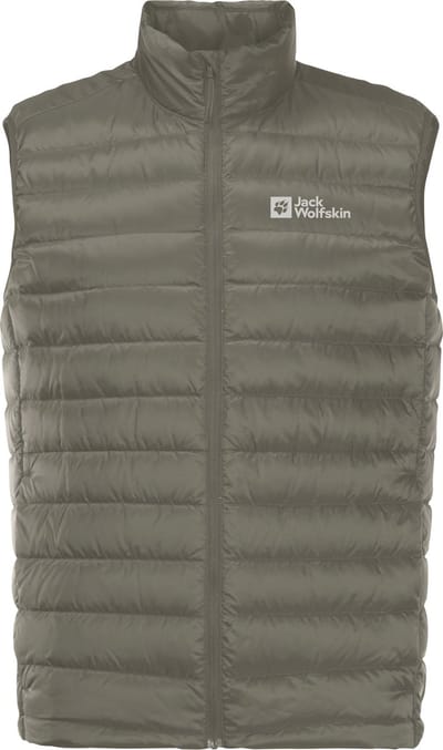Jack Wolfskin Pack & Go Down Vest Men - Bodywarmer - Heren - Groen - Maat XL