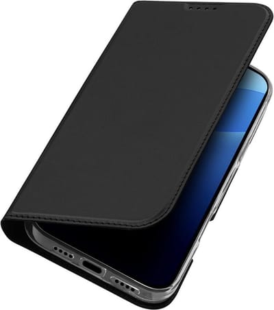 Dux Ducis - Telefoon Hoesje geschikt voor de Apple iPhone 16 Pro - Skin Pro Book Case - Zwart