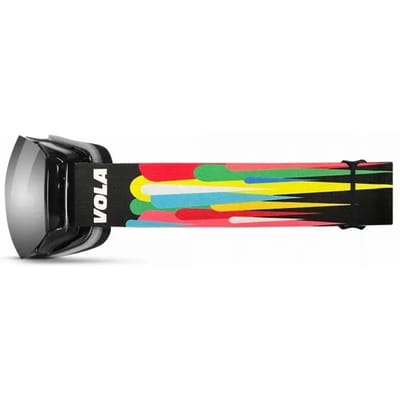 Vola Zippy Speed Skibril Zwart Silver Miror/CAT3 Jongens,Meisjes
