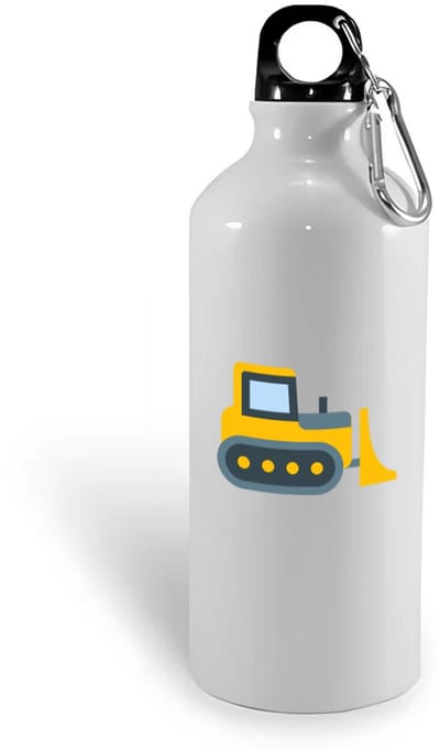 Hacebo® - Shovel waterfles - Auto - Bouwmeester - Werken in de bouw - bouwer - bouwvakarbeider - klusjesman - water fles - 400ML