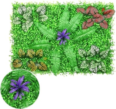Kunstgras Decoratie - Grastapijt Gazon - Buitenruimte Verfraaien - UV-bestendig Materiaal - 40 x 60 cm - Groen