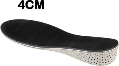 Traagschuim Binnenzool – 4 cm Verhoogde Inlegzolen voor Ultralichte en Ademend Sport Inlegzolen voor Heren en Dames, Comfortabele Steunzolen voor Dagelijks Gebruik, Werk, Wandelen en Sport