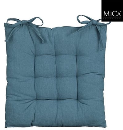 Mica Decorations Paddy Stoelkussen 46 x 46 x 7cm - Blauw