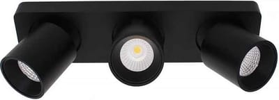 Spot Laguna Led Zwart 3Lichts
