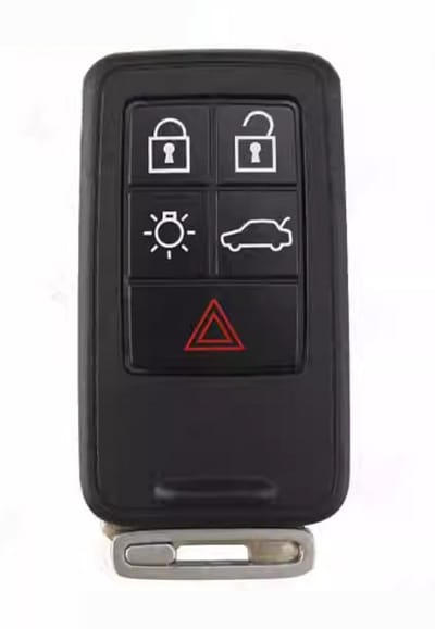 TLVX Sterke Autosleutel Behuizing Geschikt voor Volvo S60 / V60 / V70 / S80 / XC60 / XC70 / Ter vervanging van Originele Sleutel behuizing / Afstandsbediening Auto / 5 knops / Achterklep / Licht knop / 5 knoppen / 1 stuks