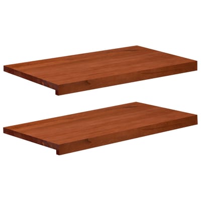 vidaXL - Raamprofielen - 2 - st - Bruin - 70 - x - 40 - x - 2 - cm - Massief - beukenhout