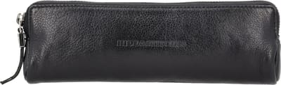 Hide & Stitches Porto Pennenetui - 100% Leer - Zwart