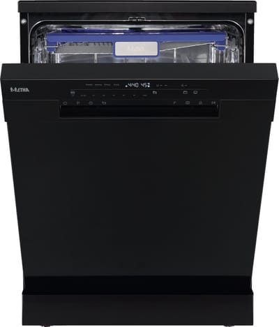 ETNA VWV640ZWA - Vrijstaande vaatwasser - Zwart - 60 cm - Energieklasse A - 14 couverts - 8 programma's - Uitgestelde start - LED binnenverlichting