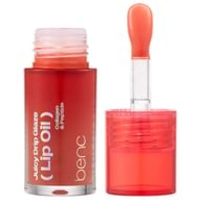 ongredients - BENC Juicy Drip Glaze Lip Oil - 10 Colors #01 Naked Pink