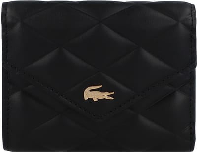 LACOSTE portemonnee Compact Wallet Noir zwart