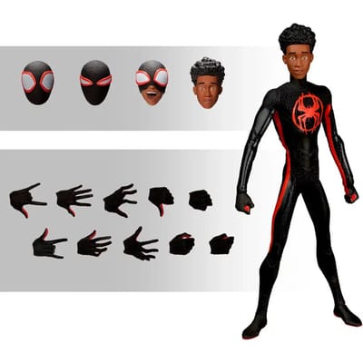 Mezco Toys Spider-Man Action Figure 1/12 Miles Morales 17 cm Action Figuur