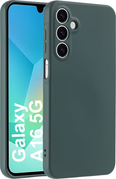 Hoesje geschikt voor Samsung Galaxy A16 (5G/4G) hoesje zacht siliconen- Arara backcover - Pine Groen