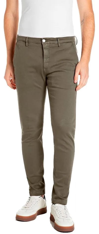 Replay M9627e.000.8366197 Chino Broek Groen 30 / 30 Man