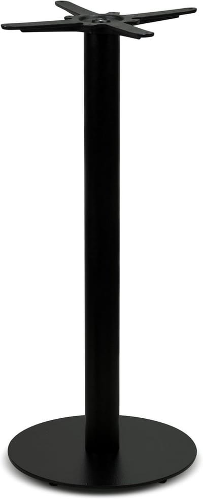 Hoog Zwart Metalen Bartafelonderstel - Stabile Tafelkolom voor Pubtafel of Bar (108 cm)