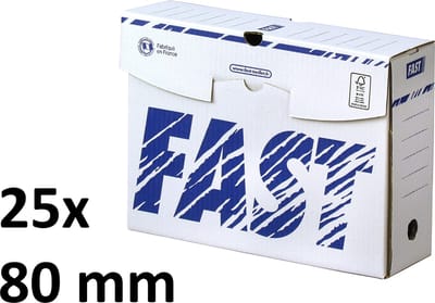 25 x Archiefdoos Fast - 80mm - A4