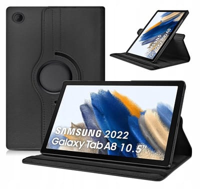 EtuiTab 360 - Tablethoes - Samsung Galaxy Tab A8 10.5 - Skai Leer - Draaibare Standaard