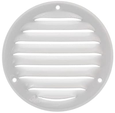 Rond Ventilatierooster Ø 100 mm met Insectenbescherming – Metaal en Weerbestendig