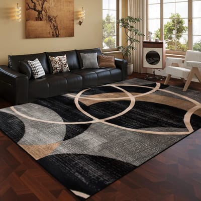 Tapis de Salon Décoration Grande Surface Abstraits Tapis Doux Lavable Chevet Chambre à Coucher Tapis de Sol Antidérapant Tapis de Porte Salons Tables Basses 60x90cm