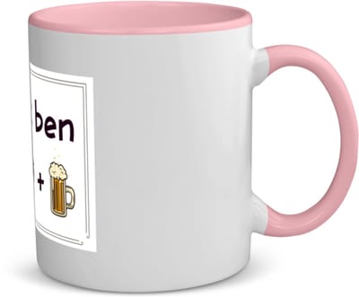 Akyol - 50 jaar sarah en abraham cadeau koffiemok - theemok - roze - Verjaardag cadeau - papa - collega - grappige tekst - 350 ML inhoud