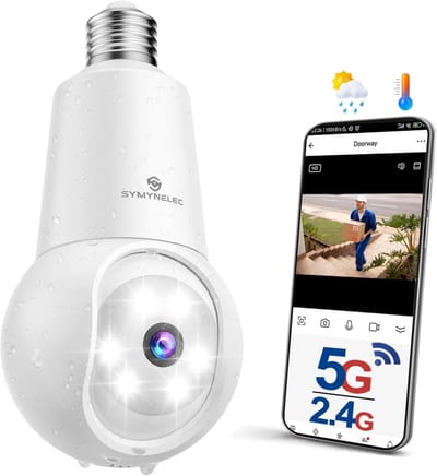 Bewakingscamera voor buiten met 360 graden zicht en nachtzicht