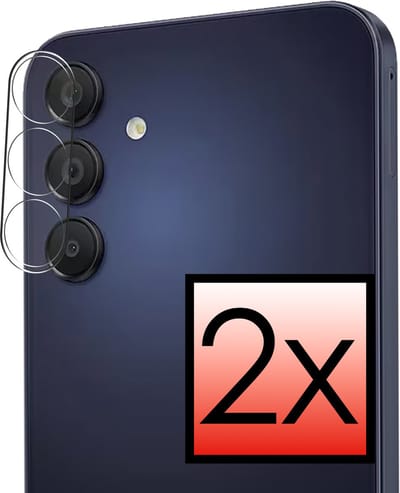 Camera Lens Protector - 2 Stuks - Geschikt voor Samsung Galaxy A35 - Camera Screenprotector - Beschermglas - Gehard Glas - Tempered Glass - Screen Protector