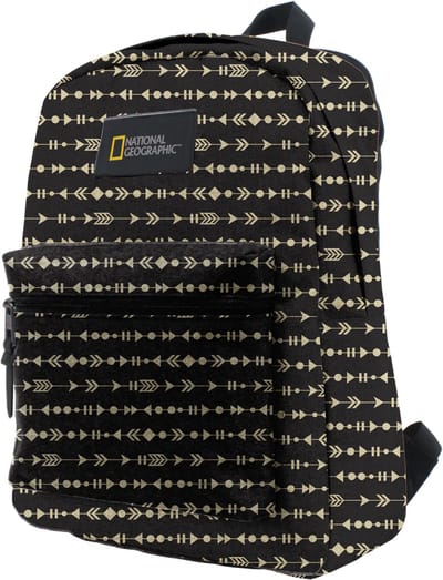 National Geographic Laptop Rugzak / Rugtas / Schooltas - 15 inch - Scale - N09102 - Zwart - Zwart-Wit print