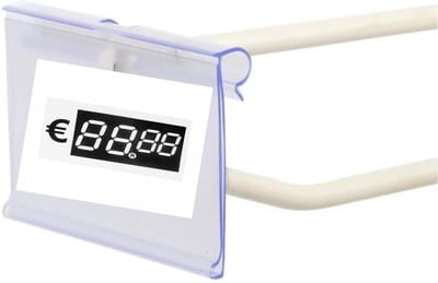 Prijskaarthouders 30 stuks / label houder / clear prijs display / reclame - promotie display prijs houder / etiket display.