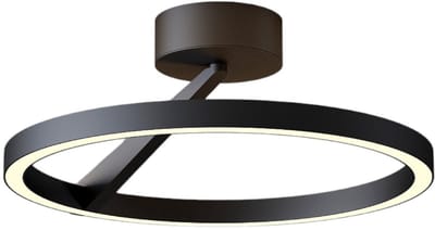 Artdelight - Plafondlamp Oregon up down Ø 33 cm zwart
