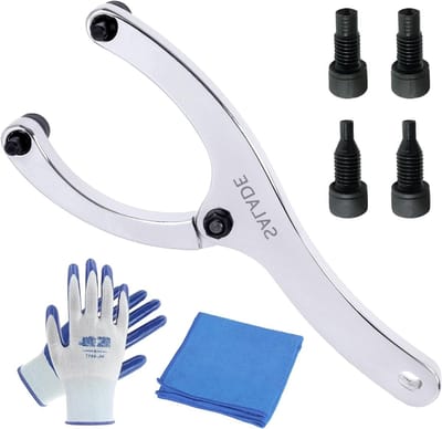 Verstelbare Sleutel - Momentsleutel - Vastzetten Moeren - C-vormige Kop - 2 tot 7 inch - Chroom