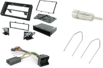 2-DIN KIT Ford C-Max/S-Max/Fiesta/Kuga 2006- met CANBUS Zwart