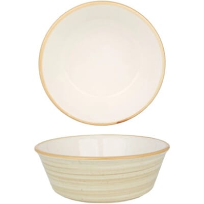 Bonna Kommetje - Aura Terrain - Porselein - 12 cm (290cc) - set van 6