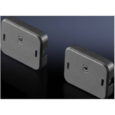 Rittal 7955015 19 inch Afdekking voor patchkast Apparaatcontactdoos C19 16A Diepzwart (RAL 9005)