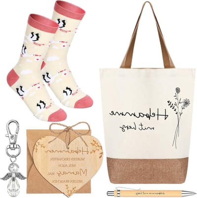 Bedankset Zorgverleners - Cadeaupakket Verrassing - Waardering Tonen - Met Inspirerende Teksten - 46 x 40 cm Tas