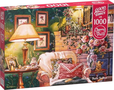 Puzzel 1000 Stukjes Theetijd Boekbaar Mooi Design 70x50 cm