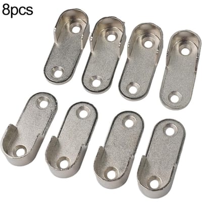 2/4/8 STUKS Kledingkast Kledingbuis Ondersteuning Kast Roede Paal Eindbeugel Verdikkende Houder Kastbeslag Meubelaccessoires