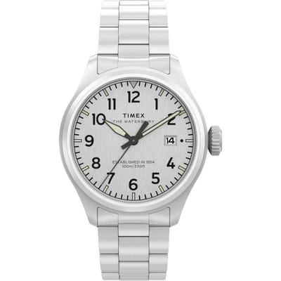 Timex Waterbury Ace TW2Y18800 Horloge - Staal - Zilverkleurig - Ø 41 mm