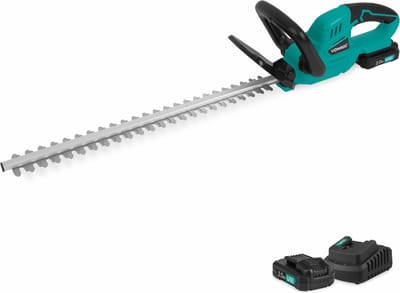 VONROC Accu Heggenschaar 20V – Zwaardlengte 520mm – Snijbreedte 14mm - Incl. 2x 2.0Ah Accu’s en snellader