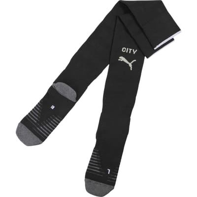 Puma Unisex Volwassenen 2025/2026 Manchester City FC Uit Sokkel (Zwart/Wit)
