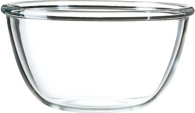 Salade schaal - glas - 24 cm - slakom - keuken accessoires - serveerschaal - schalen en kommen