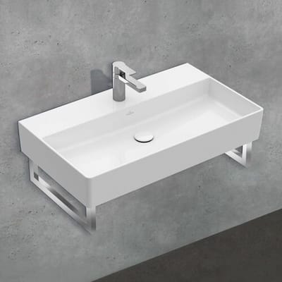 Villeroy & Boch Memento 2.0 washbasin 80 cm with 1 tap hole, without overflow 4A228101