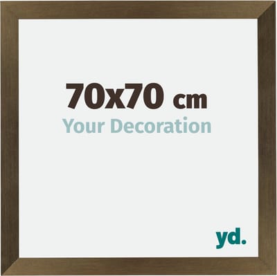 Your Decoration - Fotolijst 70x70 cm - MDF - Brons Decor - Mura