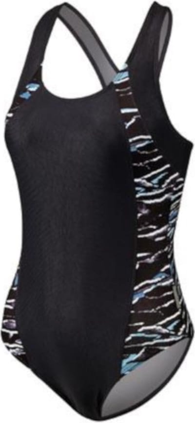 Beco Badpak Competition Dames Polyester Zwart/turquoise Maat 36